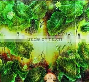 Handmade Art Decoration Modern Glass Painting Pictures thumbnail-3