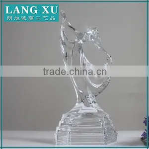 Crystal Dancing Decorating Clear Glass Ornaments thumbnail-3