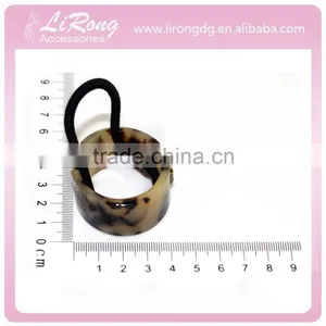 Acetate Plastic Hair Hair Round Bundle of Hair Elastic Rubber Band thumbnail-1