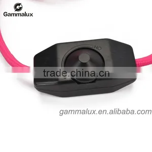 Pink Textile Cable Wire With E27 Ceramic Lamp Holder With Dimmer Switch thumbnail-6