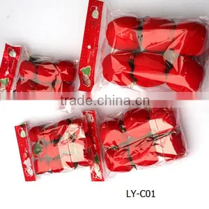 IN Stock Jewelry Christmas Outdoor Red Apple For Decoration thumbnail-3