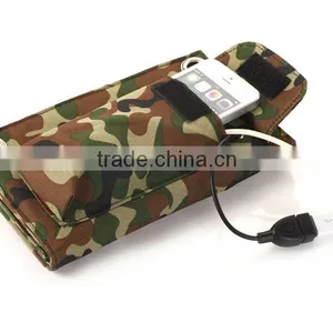 5V 8W Solar USB Panel Battery Power Bank Pack Charger External Solar Power Bank Outdoor Emergency Charger for Tablets PC IPhone thumbnail-1