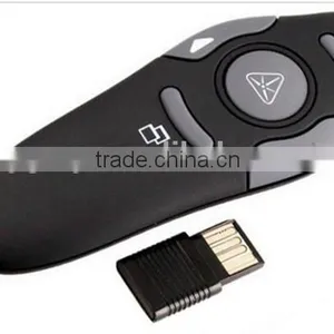 UK DE ES STOCK US Stock Wireless Presenter With Red Laser Pointers Pen USB RF Remote Control PPT Powerpoint Presentation Newest thumbnail-4