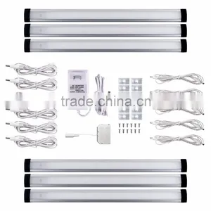 Warm White Ultra Thin Under Cabinet LED Light Kit With Power Supply Adapter thumbnail-1