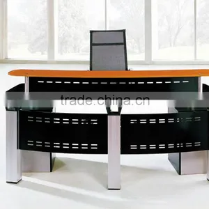 Office Furniture Glass Hotel Reception Desk Modern 2-layer Reception Desk | Reception Table/PT-P003 thumbnail-1