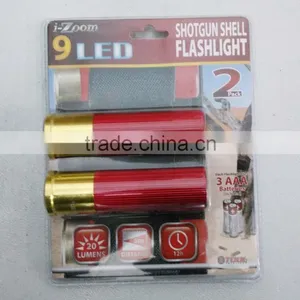 9 Led Bullet Shell Shotgun Shell Flashlight thumbnail-1