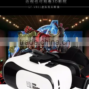 VR Box 3D Video Glasses Google Cardboard Vr Shinecon Version Oculus Rift Virtual Reality Headset thumbnail-4