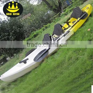 Triple Kayak for Fishing From Gold Kayak Maufacturer in China thumbnail-1