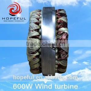 Best Price 600w Mini Wind Power Generator Silent Small Wind Turbine, for Home Use, Alternator for Wind Turbine thumbnail-4
