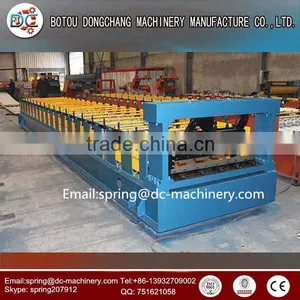 Trapezoid Roofing Sheet Metal Deck Roll Forming Machine Price thumbnail-4