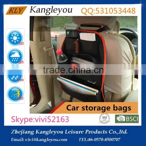 High Quality Car Seat Storage Bag / Car Seat Back Pocket / Auto Back Seat Hanging Bag thumbnail-1