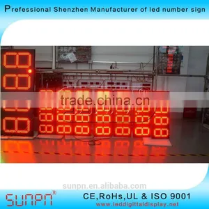 Thailand Waterproof LED Gas Station Changer LED Fuel Price Board thumbnail-1