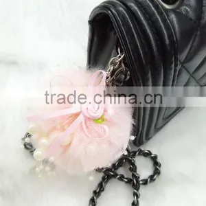 Maker Design Hot Sale Pompom Keyring for Gift thumbnail-2