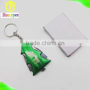 Mini Pocket Knife Christmas Shape Keychain Metal Knife thumbnail-2
