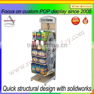 Cute MDF Custom Tailored Snack Display Rack thumbnail-1