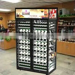 Luxury Compressor 1085L Wine Bottle Cellar Display Showcase Fridge thumbnail-1
