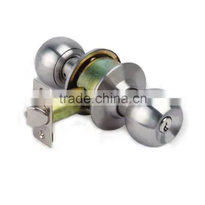Cylindrical Knob Lock Design Door and Locks,ball Lock587ET-SS thumbnail-1