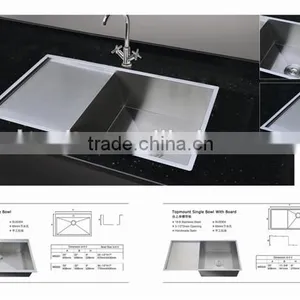 Professional Custom Stainless Steel Kitchen Sink by Handmade thumbnail-3