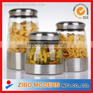 Circular Design Food Glass Bottle thumbnail-1