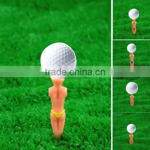 6Pcs 80mm Novel Bikini Male Golf Tees Male Model Golf Tees Divot Tools thumbnail-1