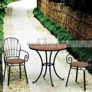 OUTDOOR FURNITURE [STEEL FRAME TABLETOP MOSAIC GARDEN FURNITURE thumbnail-1
