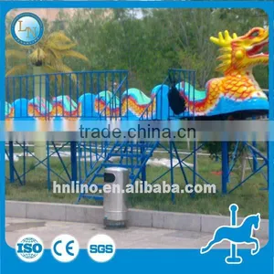 Amusement Park Children Electric Train Toy Ride Slide Dragon Train/roller Coaster for Sale thumbnail-5