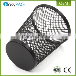 Wholesale Factory Personalized Metal Mesh Desktop Pen Holder thumbnail-4