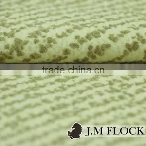 Polyester Flocking Printed Tricot Velvet Home Furnishing Fabric thumbnail-1