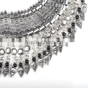 Anti Gold Silver Plated Vintage Necklace Boho Jewellery thumbnail-6