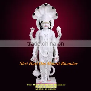 Marble Lord Vishnu Statue thumbnail-1