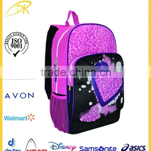 Faux-Fur & Glitter Girls 2015 School Bag, Book Back School Backpack Bag thumbnail-2