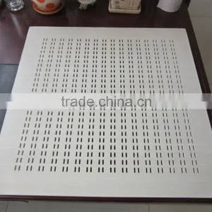 Perforated Pvc Gypsum Ceiling Tiles / Punched Hole Pvc Gypsum Ceiling Tiles / Perforated Plasterboard Ceiling thumbnail-2