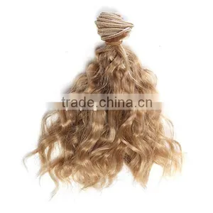 Colorful Synthetic Curly Hair Piece for BJD Doll Wig thumbnail-2