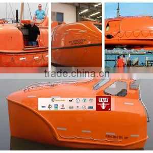16 Persons Totally Enclosed Lifeboat/ Free Fall Life Boat Launching Device thumbnail-1