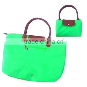 Promotional Zipper Closure Foldable Tote Bag thumbnail-3