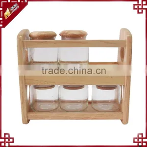 Classic Multifunction Double Kitchen Beech Spice Rack Wk30071130 thumbnail-3