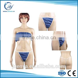 Disposable Salon Sexy Mature Women Non-woven Bikini thumbnail-3