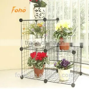 Modern 3cube Metal Flowers Standing Display Rack FH-AL0013W thumbnail-1