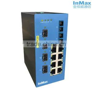 InMax I614A 4G+2F+8T Gigabit Managed Industrial Ethernet Switch thumbnail-1