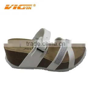 2015 Summer Cork Outsole Platform Ladies Sandal Shoes thumbnail-1