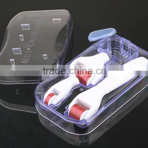1.5mm New Design Cheap Derma Roll 4 In 1 0.5mm Derma Roller System With 3 Replaceable Skin Rollers Needle Skin Roller thumbnail-2