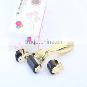Guangzhou Good Quality 1200, 600,180 Needles 3 in 1 Derma Rollers, Micro Needle Roller thumbnail-1