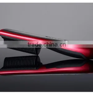 Plastic Ionic Electric Hair Straightener and Curl Comb/hair Growth Massage Comb thumbnail-2