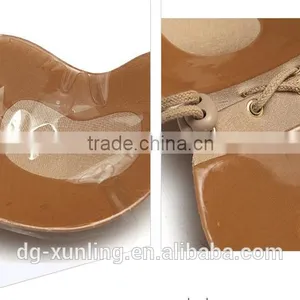 Sexy Woman Push Up Self-Adhesive Silicone Bust Front Closure Strapless Invisible Bra Wholesale thumbnail-6