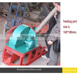 NEWEEK 4 Blades Diesel Engine Log Tree Branch Wood Shaving Machine for Animal Bedding thumbnail-4
