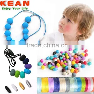 KEAN Supply Food Grade Baby Teething Necklace and Silicone Pendant thumbnail-4