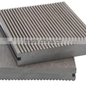 Outdoor Building Wood Plastic Composite Recycled WPC Decking Board thumbnail-1