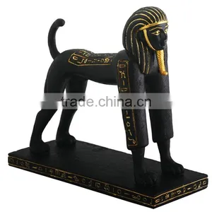 Customized Handmade Painted Decorative Resin Egyptian Statues for Sale thumbnail-1