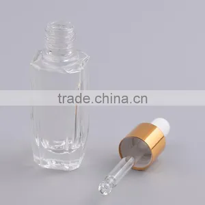 Wholesale Unique Shaped Cosmetic Glass Dropper Bottles for E-juice,10ml Essential Oil Glass Bottles thumbnail-2