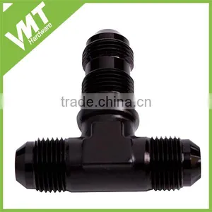 AN -6 (6AN AN6 ) Bulkhead Tee Fitting Adapter in Black thumbnail-1